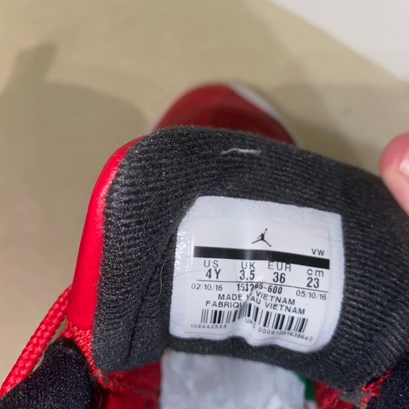 Nike Air Jordan 23 Retro University Red And White - Picture 8 of 9